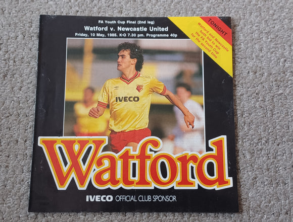 Watford v Newcastle Utd 1985 FA Youth Cup Final
