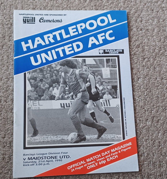 Hartlepool Utd v Maidstone Utd 1989/90