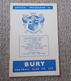 Bury v Sunderland 1961/2