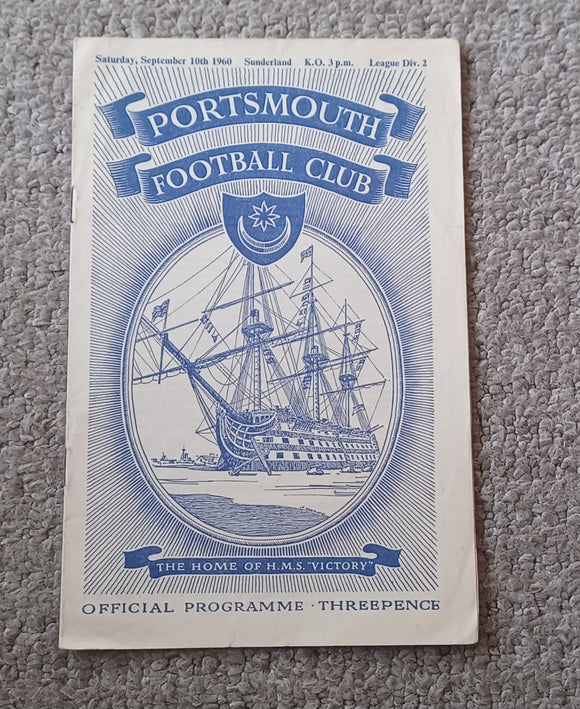 Portsmouth v Sunderland 1960/1