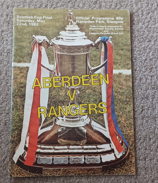 1982 Aberdeen v Rangers Scottish Cup Final