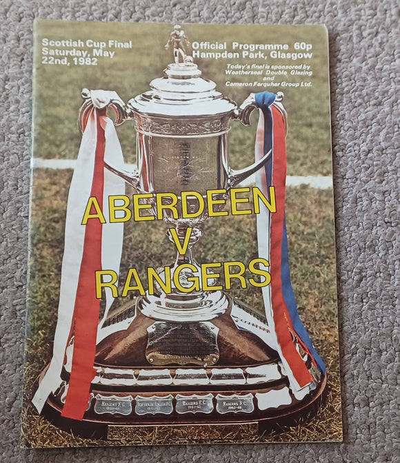 Aberdeen v Rangers 1982 Scottish Cup Final