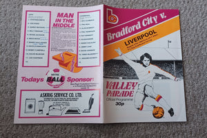 Bradford City v Liverpool FLC 1980/1
