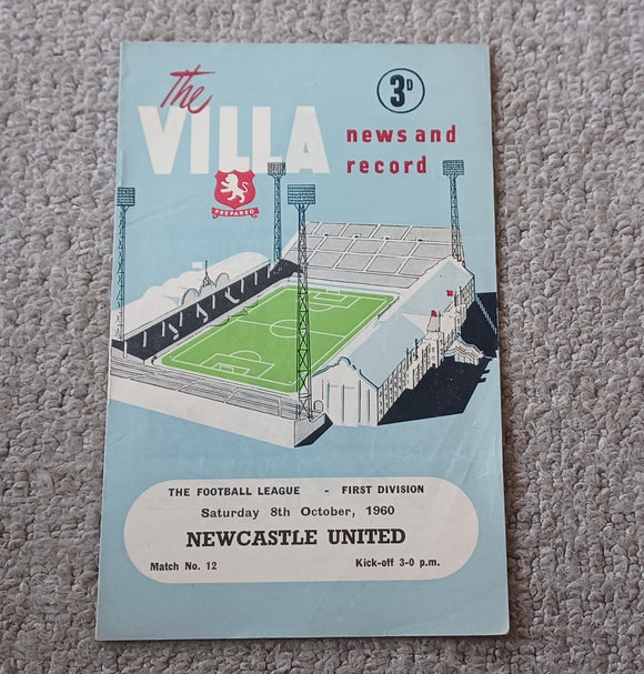 Aston Villa v Newcastle Utd 1960/1