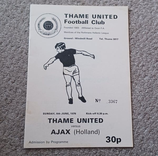 Thame Utd v Ajax