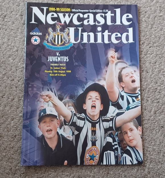 Newcastle United v Juventus Pre season friendly 1998/9