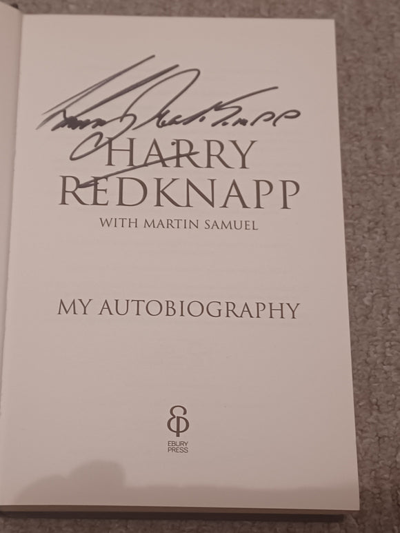Harry Rednapp Autobiography Signed