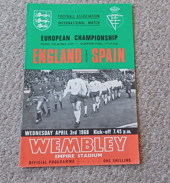 England v Spain Euro Championship QF 1968