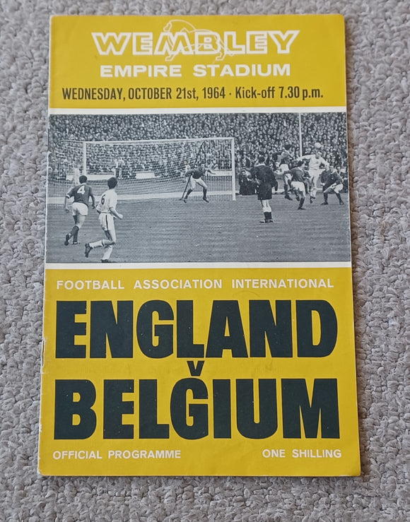 England v Belgium 1964