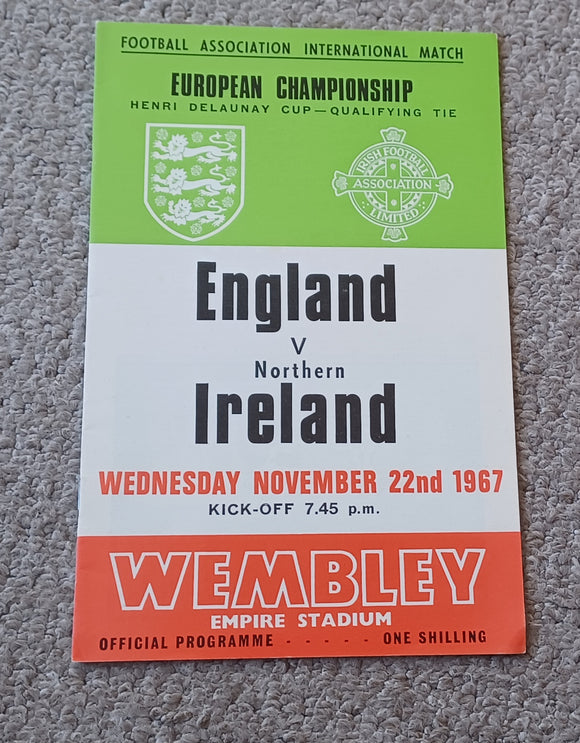 England v Northern Ireland 1967