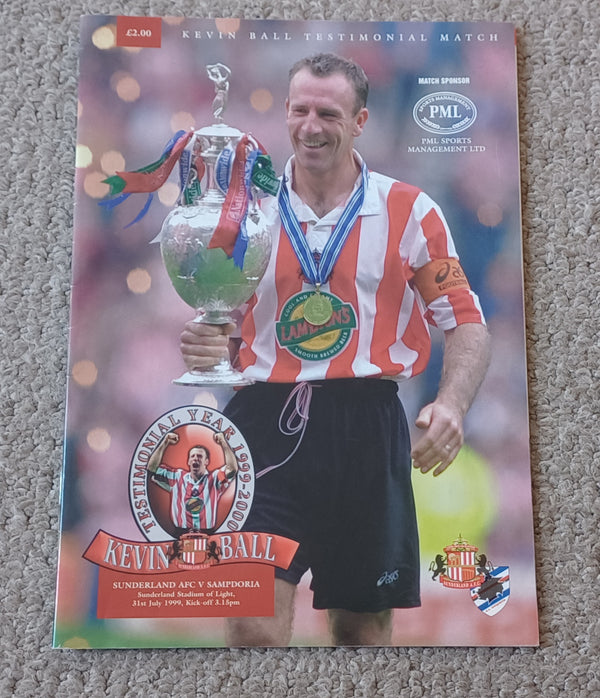 Sunderland v Sampdoria Kevin Ball Testimonial