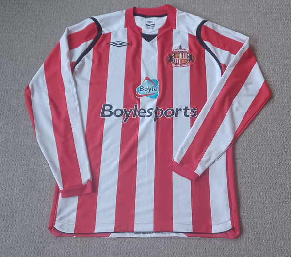 Sunderland Home Shirt 2008/09 MED