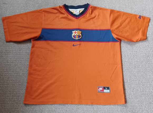 Barcelona Away Shirt 1998/2000 L