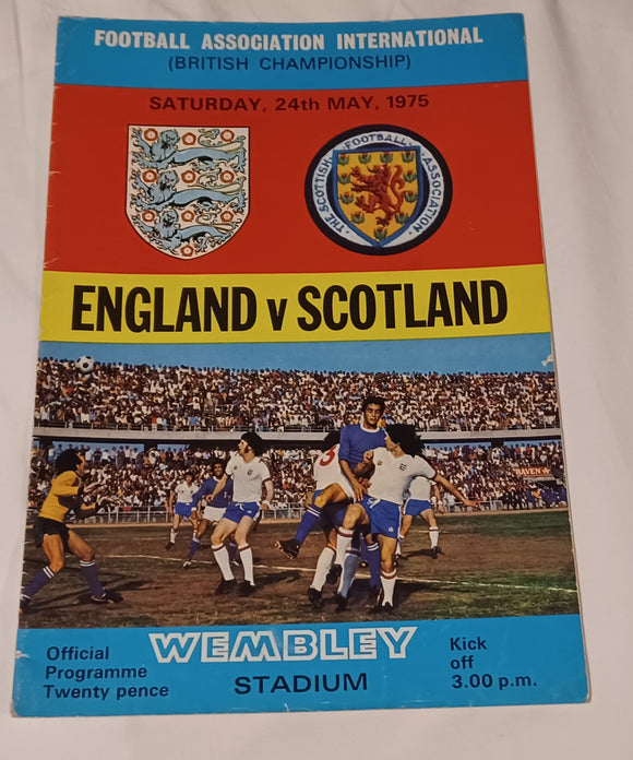 England v Scotland 1975