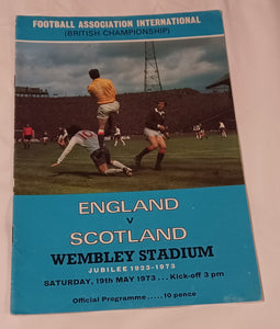 England v Scotland 1973