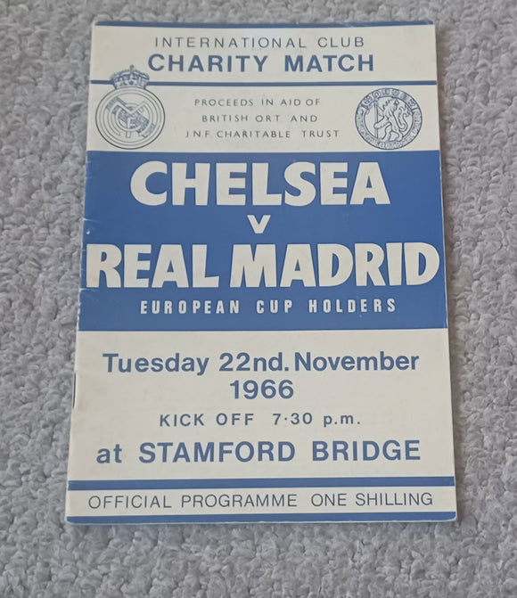 Chelsea v Real Madrid Charity Match 1966
