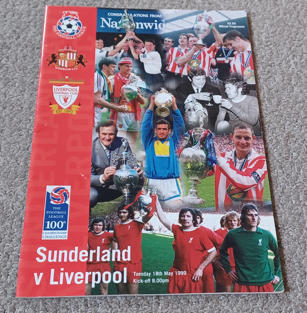 Sunderland v Liverpool 1999 Football League 100th Championship Challenge