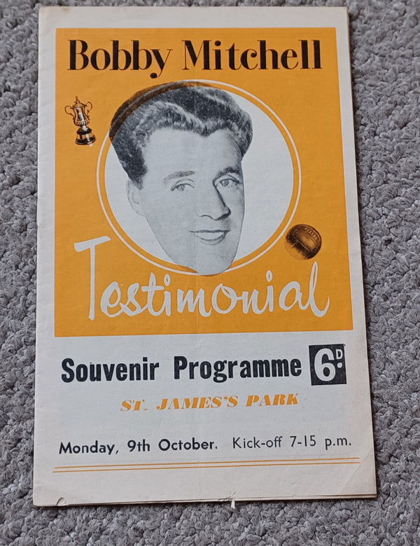 Newcastle Utd v Bobby Mitcvhells X1 Testimonial 1961/2