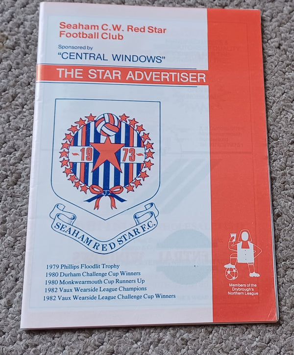 Seaham CW Red Star v Ossett Albion FA Vase 1st round 1985/6