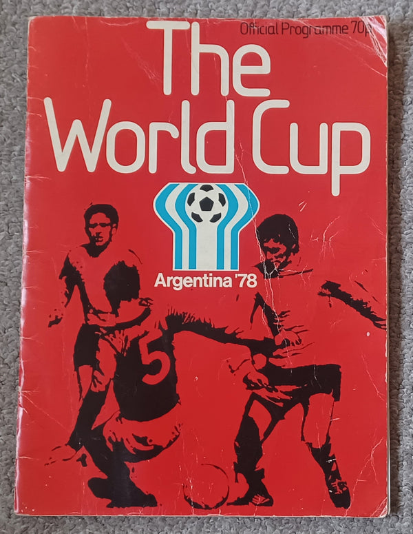 1978 World Cup Programme English Edition