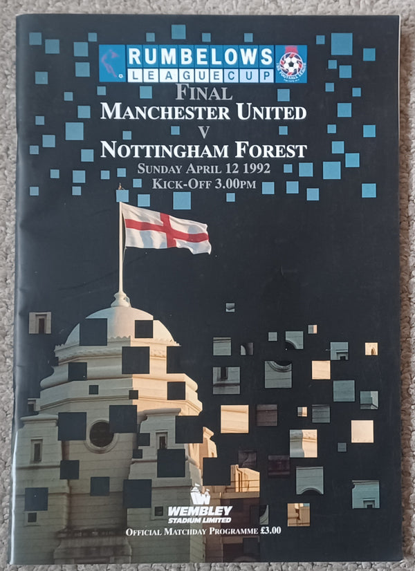 Manchester United v Nottingham Forest 1992 League Cup Final