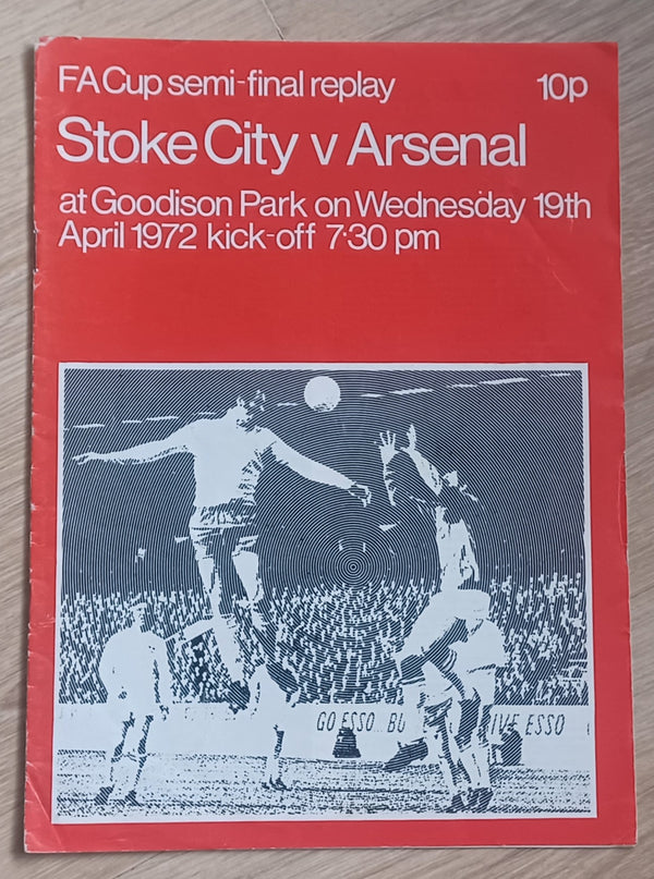 Stoke City v Arsenal 1972 FA Cup Semi Final Replay