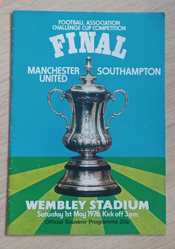 1976 FA Cup Final Southampton v Manchester United