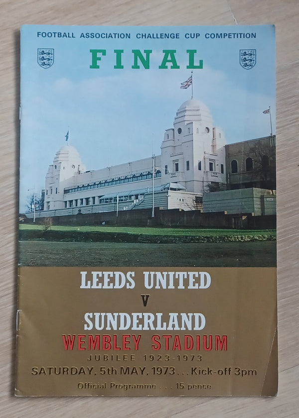 1973 FA Cup Final Sunderland v Leeds