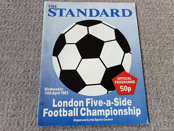 London 5 a side championship 1983