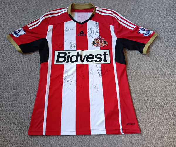 Sunderland Home Shirt 2014/15 SIGNED