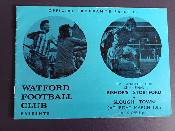 Bishop Stortford v Slough 1973/4 FA Amateur Cup Semi Final