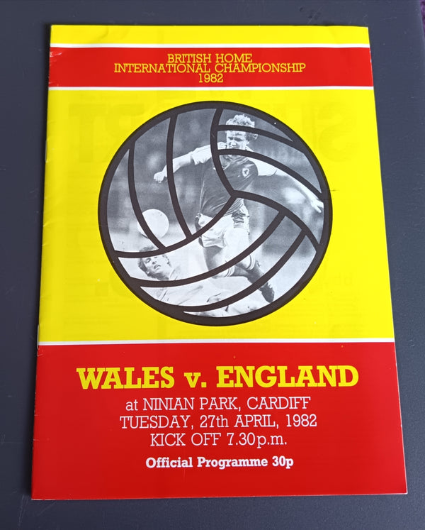 Wales v England 1982