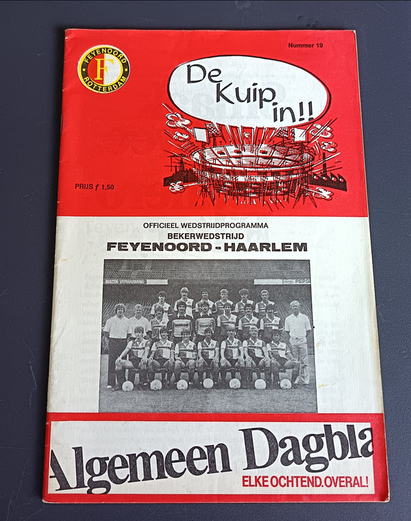 Feyenoord v Haarlem 1983/4