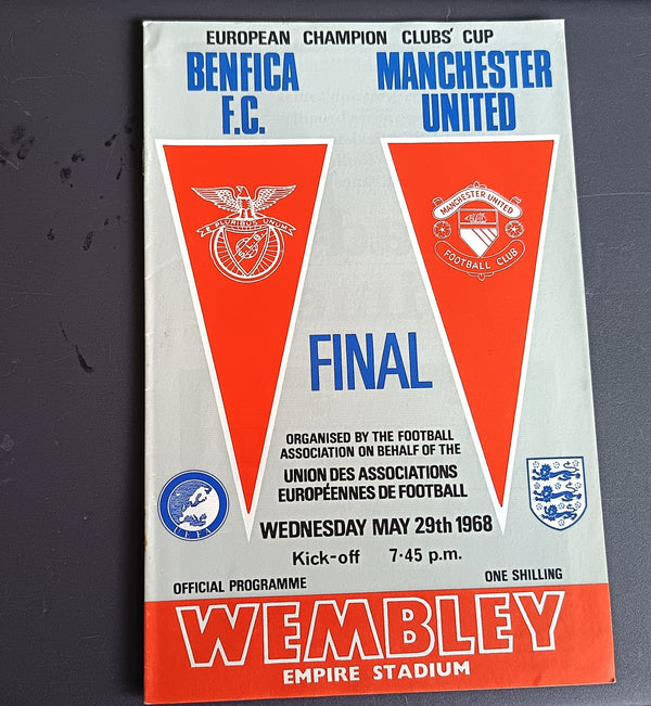 1968 Benfica v Manchester United European Cup Final