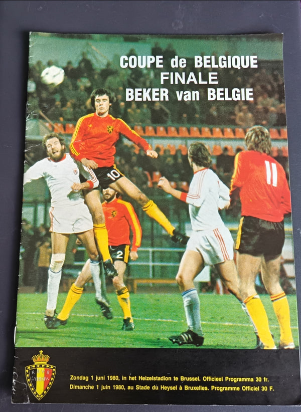 1980 Belgium Cup Final Waterschei v Beveren