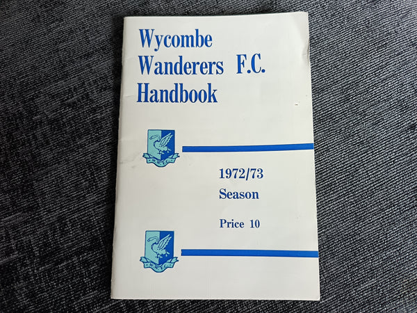 Wycombe Wanderers Handbook 1972/3