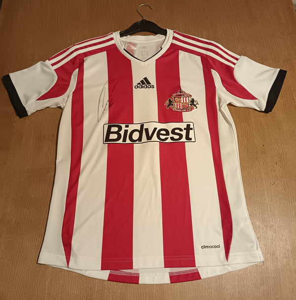 Sunderland Lee Cattermole Signed Home Shirt 2013/14 XLY