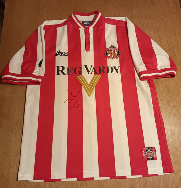 Sunderland Signed Niall Quinn Home Shirt 99/00