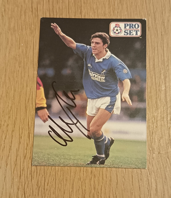 Alex Rae Signed Millwall 1991 Pro Set Card