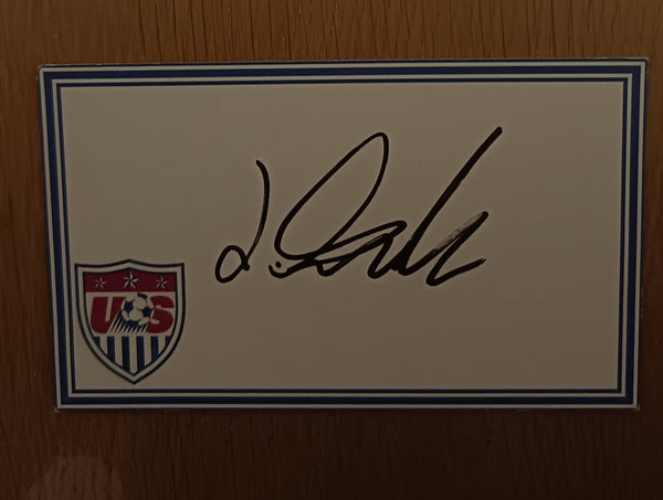 Lynden Gooch Signed USA Crested Card