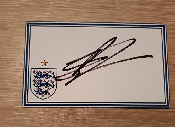 Jack Butland England Signed Card