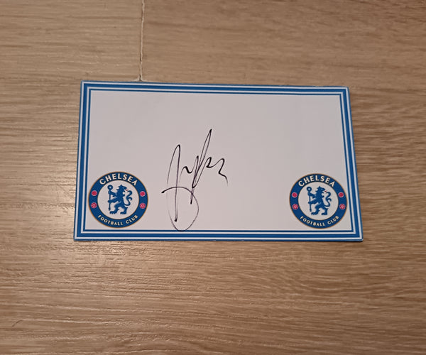 Patrick Van Aanholt Chelsea Signed Card