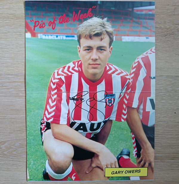 Sunderland v York City League Cup 1988/9 SIGNED