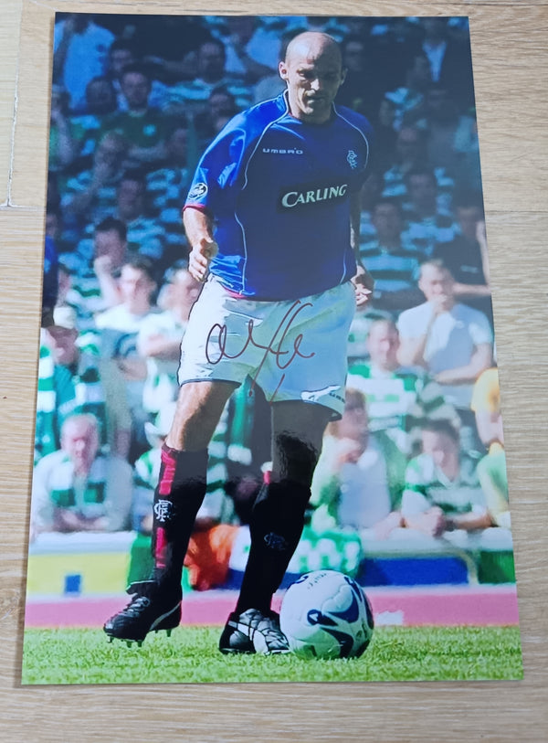 Alex Rae Rangers Signed Photo