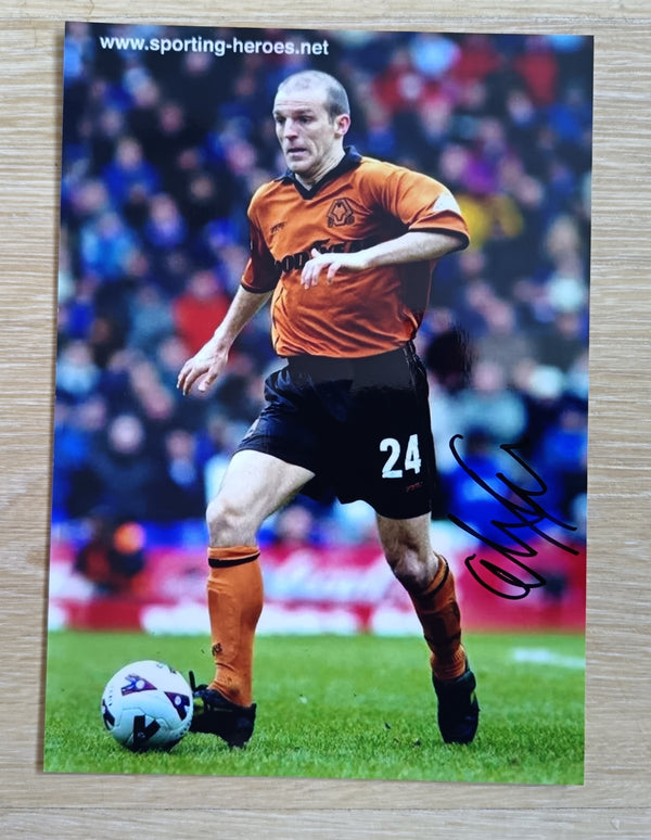 Alex Rae Wolves Signed Photo