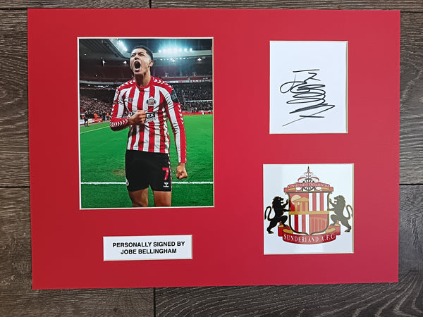 Jobe Bellingham Signed Sunderland Display