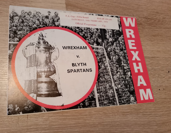 Wrexham v Blyth Spartans 1977/8 FA Cup 5th Round