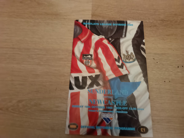 Sunderland v Newcastle 1992/3