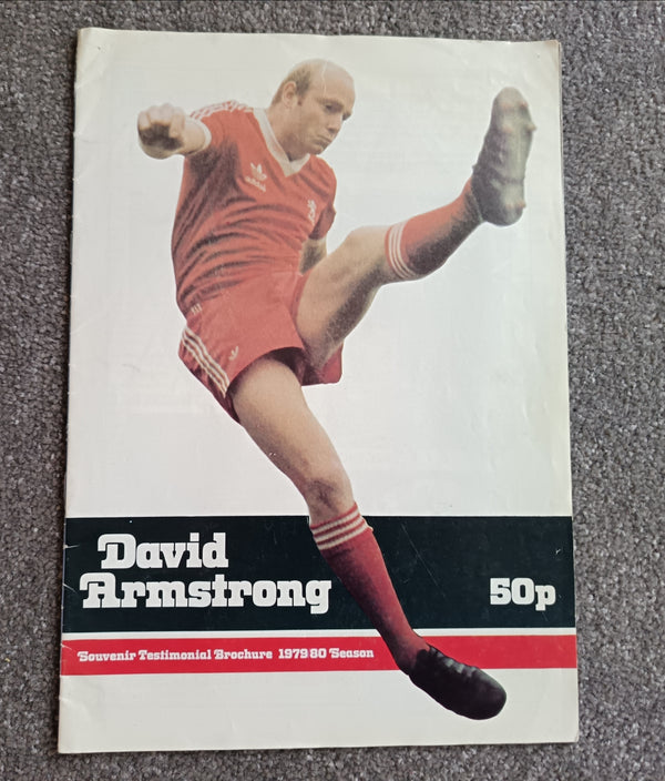 David Armstrong Middlesbrough Testimonial Brochure 1979/80