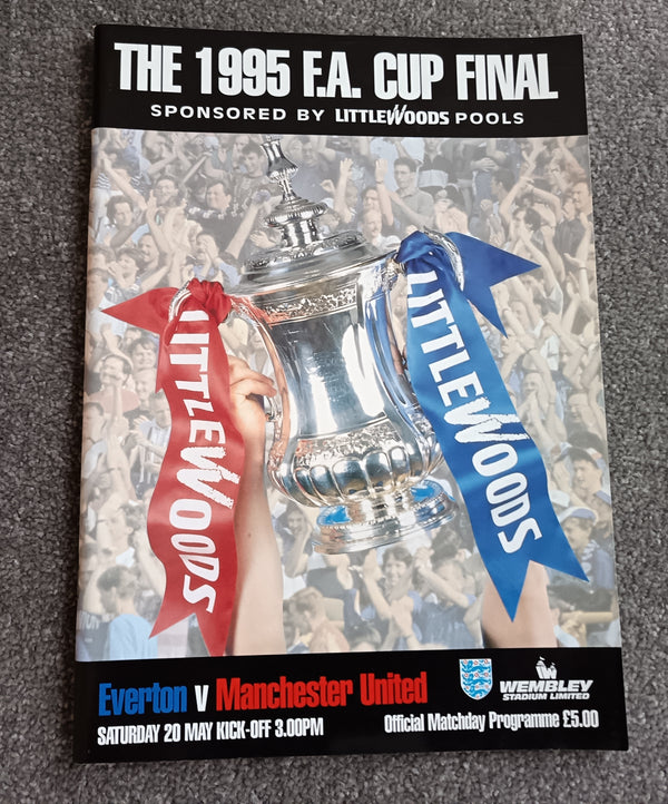 1995 FA Cup Final Everton v Manchester United